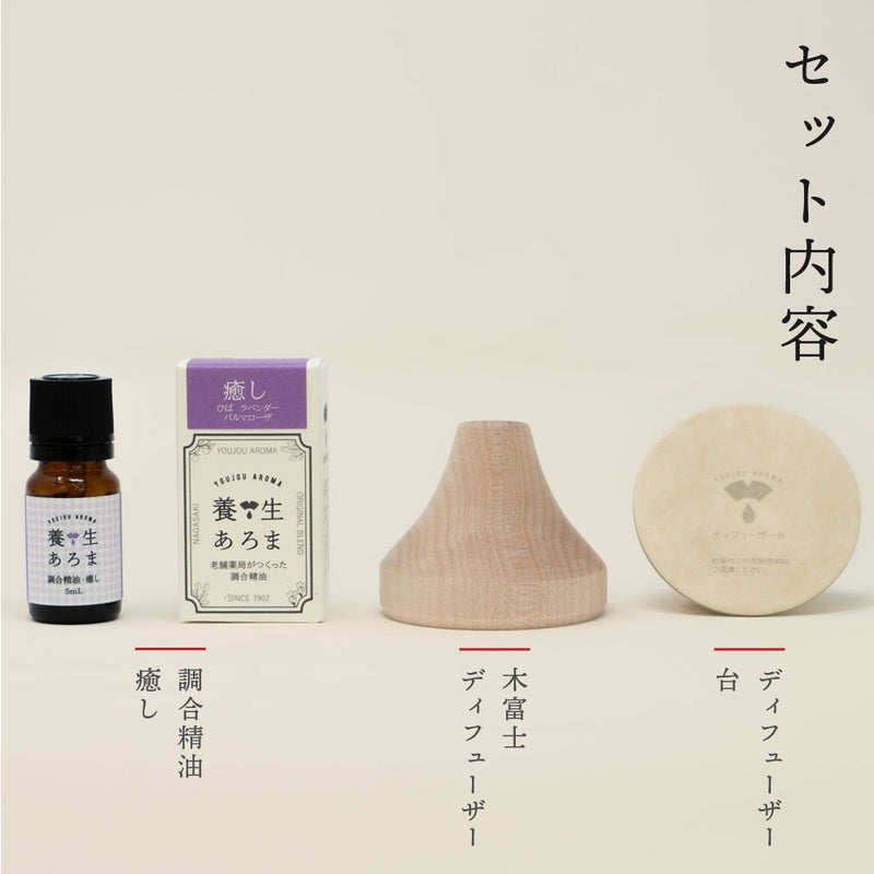 養生あろま 癒し 精油とアロマディッシュのギフトセット